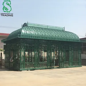 Outdoor Chinese Luxury Garden Metal Pavilion