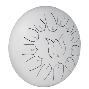 Maßgefertigte OEM China 12 Zoll 13-Ton Stahl-Zungentrommel Handpan mit Gratis Puffball und Trommelstock - Product Image 1