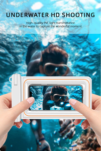 Phổ PVC miếng bọt biển điện thoại không thấm nước Pouch Móc Đôi nổi không thấm nước trường hợp điện thoại IPX8 Túi khô cho kỳ nghỉ - Product Image 4
