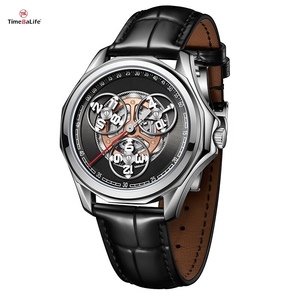 Fabbrica su misura 42MM Miyota <span class=keywords><strong>orologi</strong></span> in pelle da uomo <span class=keywords><strong>rotore</strong></span> stella ruota luminoso creativo completamente automatico orologio meccanico - Product Image 1