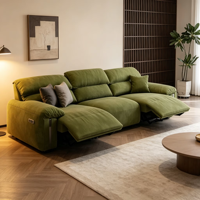Canapé inclinable électrique VOXHOME, style nordique minimaliste, pour salon, meubles modulaires, tissu résistant aux griffures de chat