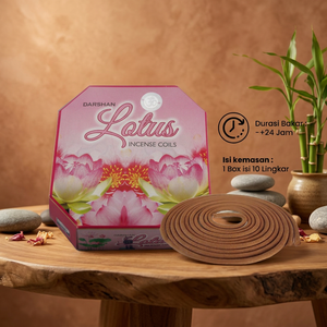 Incienso de Sándalo Darshan en Espirales, Bobina de Madera Aromática para Todas las Estaciones, Incienso Indio de Larga Duración, 24 Horas - Product Image 2
