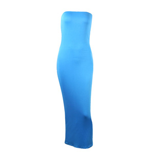 <span class=keywords><strong>Robe</strong></span> moulante décontractée unie pour <span class=keywords><strong>femme</strong></span>, dos nu, tailles S-5XL, pour revendeurs de vêtements féminins - Product Image 4