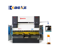 Presse plieuse CNC BEKE WE67K à faible bruit et haute efficacité, 160T 2500, 8+1 axes, entièrement automatique, hydraulique, haute précision, pour tôles