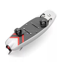 Planche de surf électrique haute puissance en fibre de carbone avec batterie 72V, jet ski aquatique spécial, sac et accessoires de pompe inclus