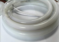 Bande LED ronde IP65 flexible et dimmable, néon flexible RGB personnalisé à 360 degrés, 24V PVC, télécommande pour jardin