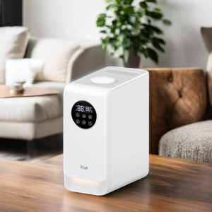 מכשיר אדים חשמלי קולי עם ערפל קר חם WIFI <span class=keywords><strong>LED</strong></span> תצוגת ארומה מפזר ביתי שולחן שולחן התקנת USB תקע ארה""ב/איחוד האירופי/AU - Product Image 2