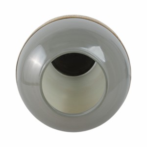 Vaso in vetro con fascia dorata, vaso decorativo per fiori, per soggiorno, decorazione per la casa - Product Image 6