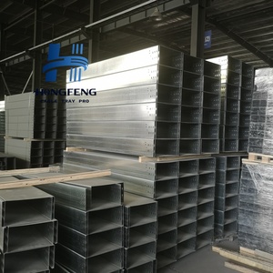 Bac à câbles en acier galvanisé robuste HDG, largeur 200 mm x épaisseur 2 mm, pour la gestion des câbles d'alimentation et de contrôle industriels - Product Image 2