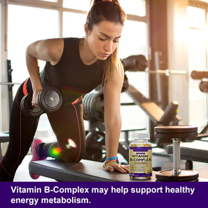 WELLBODY OEM/ODM private label fornitura di fabbrica naturale vegano Capsule per la salute integratore alimentare 120 pz vitamina <span class=keywords><strong>B</strong></span> capsula complessa - Product Image 6