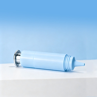 Flacon-seringue sans air de luxe 10 ml pour crème et sérum contour des yeux - Emballage cosmétique sous vide de précision avec pompe seringue en plastique