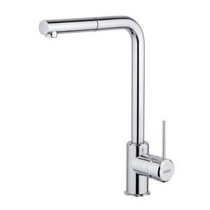 Grifo Mezclador de Fregadero Pico con Caño Alto de 41 cm de Longitud, Grifo de Cocina Extraíble - Product Image 1