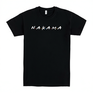 T-shirt Nakama nera unisex per adulti taglia media - Product Image 2
