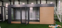 Portable Pliable Bureau Conteneur Hébergement Cabine Préfabriqué Emballage 20 Pied Conteneur Maison