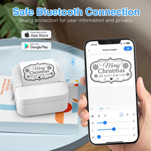 Mini Impresora de Etiquetas Personalizada de Fábrica, Mini Impresora Térmica de Etiquetas Inalámbrica de Bolsillo para Panadería, Frutas y Verduras - Product Image 5