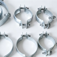 Cerceau en acier au carbone galvanisé à chaud de type boulonné avec structure de support de charge pour projet d'électrification rurale
