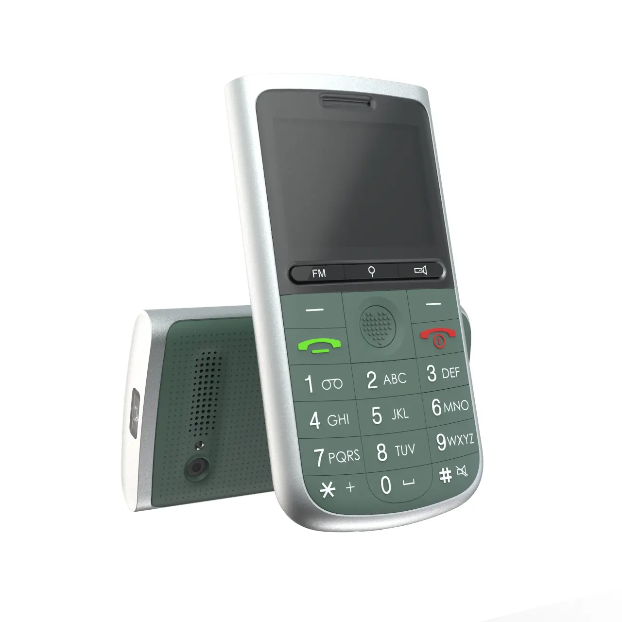 Patent 2.4 inch 4G LTE flip phone unlocked big battery hot key 3G button phone keypad SOS call 2G dual SIM feature phone