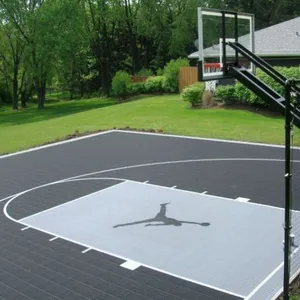 Hot Koop Top Kwaliteit Europese Standaard Outdoor Waterdichte Modulaire Sport Voetbal Plastic Buiten Basketbal Half Hof