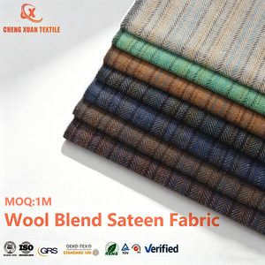 Tissu satiné classique en mélange imitation <span class=keywords><strong>laine</strong></span>, teint en fil, à carreaux, pour costumes et manteaux de garçons, poids moyen - Product Image 1