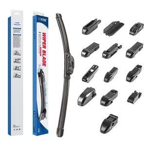 Accesorios de silicona frontal para coche, escobilla limpiaparabrisas de repuesto de tira de goma para coche, limpiaparabrisas universales para A4 - Product Image 3