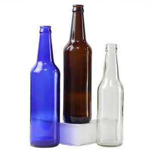 Clear Amber Blue Cylinder Glass Beer Bottles 330ml/500ml/640ml/1L Crown Cap Sealed Empty Industrial Use for Beer &amp; <strong>Soda</strong> - Product Image 3