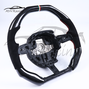Volant personnalisé en fibre de carbone noire brillante et Alcantara pour <span class=keywords><strong>Lamborghini</strong></span> Huracan 2015-2025 - Product Image 2