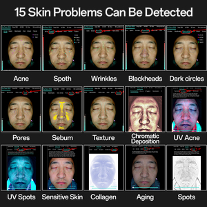 Professional Portable 3D AI Skin Analyzer New Enhanced Facial Scanner Diagnostic Machine for Salon Use Beauty Analyser Detector - Product Image 5