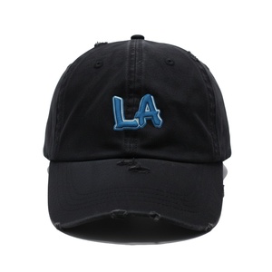 หมวกแก๊ปเบสบอลทรง 6 แผงผ้าฝ้ายซักแบบ OEM ปักลาย ไม่มีโครง สำหรับผู้ชาย ขายส่ง - Product Image 2