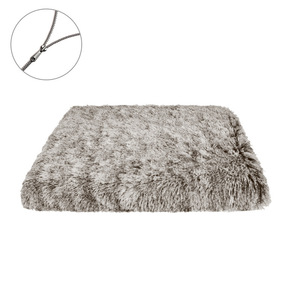 Bunnyhi GSF001 плюшевое квадратное гнездо для домашних животных, однотонное зимнее летнее спальное коврик для собак и кошек, удобный диван-кровать для собак, модный мультяшный - Product Image 4