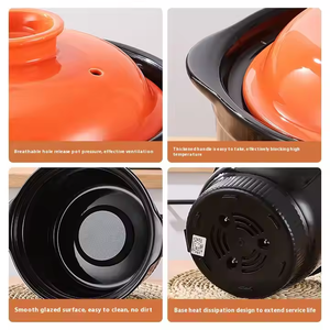 Marmite Électrique Populaire pour Soupe et Ragoût, avec Couvercle en Céramique, Multicuiseur Santé pour la Maison, Cocotte Électrique pour la Maison - Product Image 6