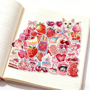 สติกเกอร์กันน้ำลายกราฟฟิตีมินิมอลน่ารักลายการ์ตูนตกแต่งโทรศัพท์ หมวกกันน็อค <span class=keywords><strong>iPad</strong></span> สมุดบันทึก - Product Image 6