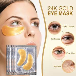 Oem/ODM nhãn hiệu riêng hữu cơ 24K vàng mắt các bản vá lỗi mặt nạ sưng húp mắt và quầng thâm giảm nếp nhăn - Product Image 6