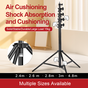 Trípode de Aluminio BeiYang con Amortiguación de Aire y Absorción de Impactos, de Tres Secciones Extensibles, Ligero, para Iluminación de Estudio, Softbox y Cámara - Product Image 2