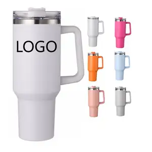 CUPPARK 40oz Adventure Quencher Reusable Double Wall Stainless Steel Vacuum Insulated Tumbler Car Cup