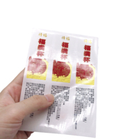 Autocollants adhésifs durables, imperméables et écologiques, rouleau d'étiquettes personnalisées en feuille d'or gaufrée pour pizza, huile d'olive, cosmétiques, aliments pour animaux de compagnie