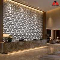 Panneau de façade 3D en aluminium décoratif, ignifuge B1, isolation thermique pour extérieur de cinéma et de musée, Alumtimes