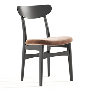 Silla de Comedor Acolchada Maestri 03 con Patas de Madera, Asiento Moderno y Cómodo para el Hogar, Comedor y Restaurante, Venta al por Mayor - Product Image 1