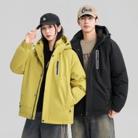 Nouvelle veste d'hiver pour homme, coupe-vent, standard national, ample et chaude, épaisse, à capuche, mi-longue