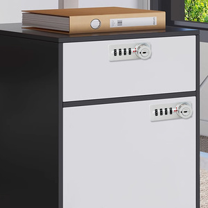 Dual-Chế Độ (Công Tư) 4 Chữ Số Kết Hợp Khóa Đầy Đủ Kẽm Hợp Kim Bền An Ninh Cho Đồ Nội Thất Ngăn Kéo Tủ Cửa Chìa Khóa - Product Image 2