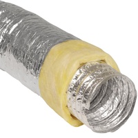 Connecteur de conduit flexible en aluminium isolé ISOKING avec installation facile pour CVC