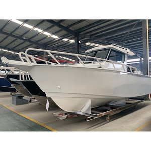 <span class=keywords><strong>30ft</strong></span> tốc độ cao thể thao du thuyền sang trọng Cruiser trung tâm giao diện điều khiển thuyền với cabin deep-v hull nhôm thuyền đánh cá để bán - Product Image 1