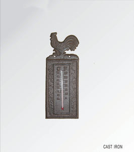 Termômetro de Ferro Fundido para Montagem na Parede, Termômetro Externo Rústico em Forma de Pássaro para Decoração de Jardim - Product Image 4