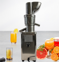 Extracteur de jus automatique industriel haute puissance en acier inoxydable, adaptable aux bouteilles PET, fonctionnement continu 24h/24