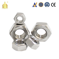 Écrous hexagonaux polis SS304 A2-70 conformes aux normes ASME B18.2.2 et ANSI B18.2.2, ASME B18.6.3 # 4- # 12 1/4-7/8 pouces pour les secteurs de la santé, de l'exploitation minière et du traitement de l'eau
