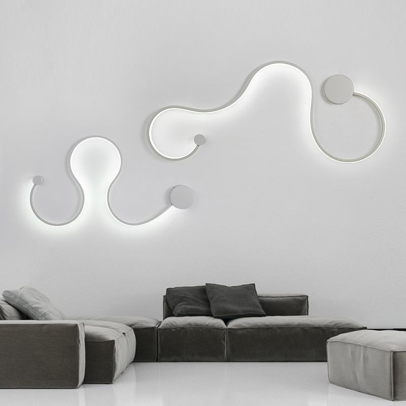 Nordic Style Decorative Living Room Bedroom Interior Snake Wall Light Creative Indoor Modern Led Wall Lamp · image 6