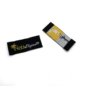 Etiqueta tejida de poliéster para ropa tejida personalizada más vendida, Etiquetas tejidas de marca con logotipo personalizado, uso para ropa - Product Image 6