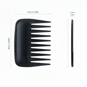 Nouvel Arrivage <span class=keywords><strong>Peigne</strong></span> de poche en plastique anti-statique pour cheveux bouclés et humides, <span class=keywords><strong>Peigne</strong></span> à barbe, Petite brosse à cheveux, Outil de coiffure, <span class=keywords><strong>Peigne</strong></span> à dents super larges - Product Image 3