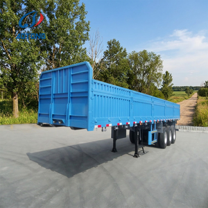 Semi-remorque porte-<span class=keywords><strong>voitures</strong></span> AOTONG robuste à trois essieux avec parapentes <span class=keywords><strong>pour</strong></span> un stationnement stable - Product Image 5