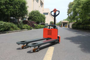 Transpaleta eléctrica de 1,5 toneladas, transpaleta de litio china de 1500kg con controlador Curtis, promoción de gran oferta - Product Image 3