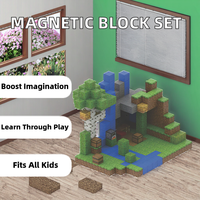 2026 Mainan Blok Bangunan Magnetik Sensorik Montessori Baru, Set Konstruksi Magnetik DIY untuk Anak-anak, Hadiah Edukatif Natal